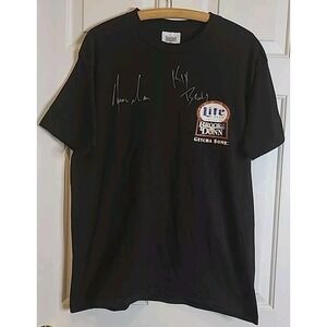 BROOKS And DUNN SIGNED AUTOGRAPH CONCERT T SHIRT LARGE LITE BEER PRESENTS